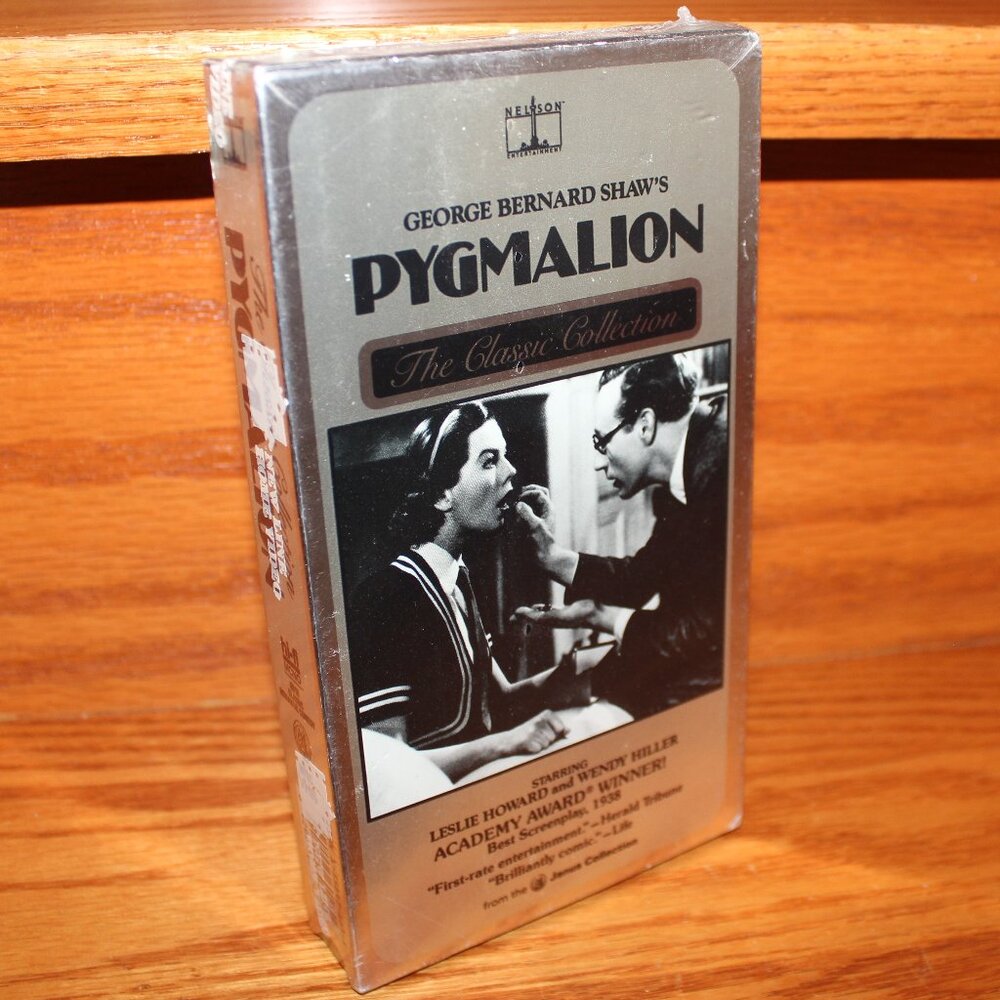3/$28❤️new sealed 1987 PYGMALION (1938) VHS George Bernard Shaw Wendy Hiller